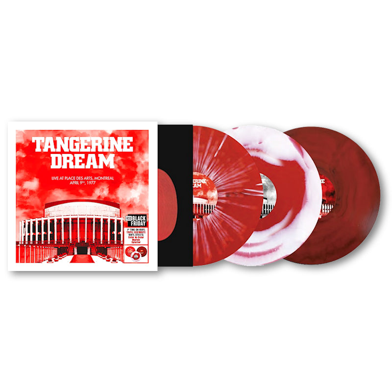 Tangerine Dream - Live at Place des Arts, Montreal – April 10, 1977 (Red/White Vinyl LP)