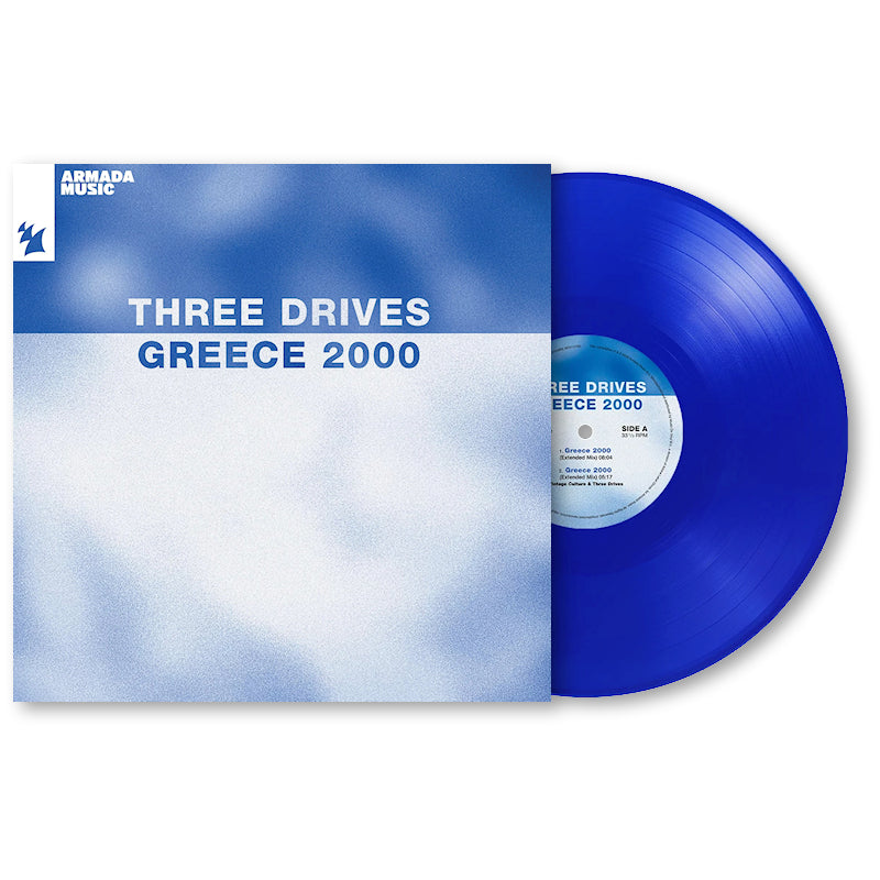 Three Drives On A Vinyl - Greece 2000 (Blue Vinyl 12")