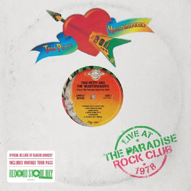 Tom Petty & The Heartbreakers - Liva  At Paradise Club 1978 (Green & Pink splatter, Vintage Tour Pass LP)