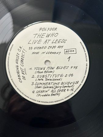 USED - The Who - Phases
