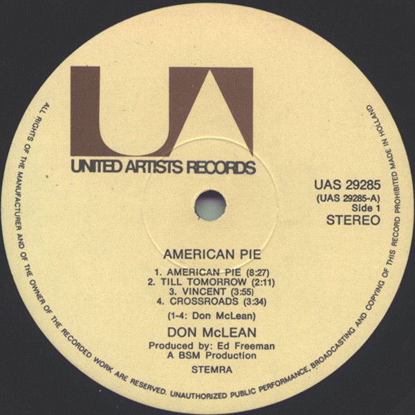 USED - Don McLean - American Pie