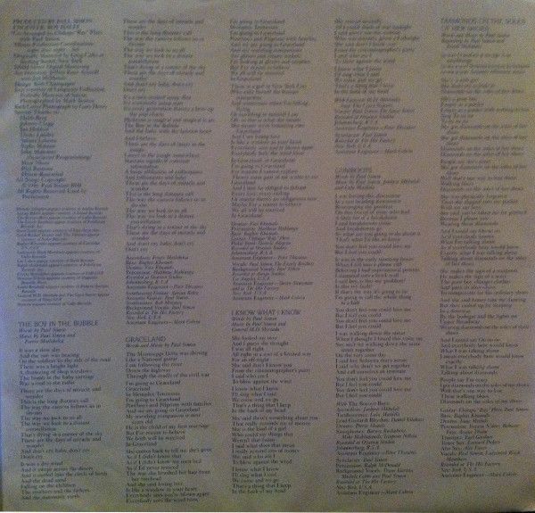 USED - Paul Simon - Graceland