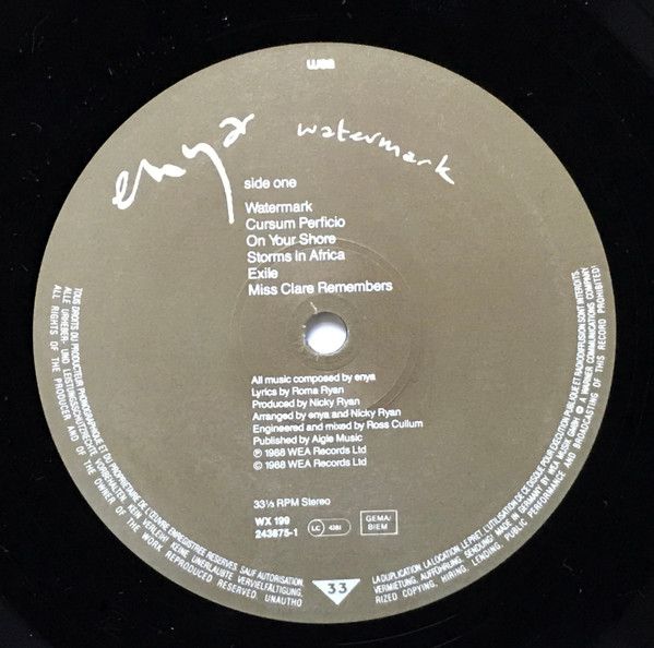 USED - Enya - Watermark