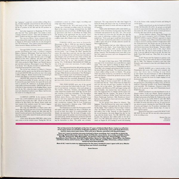 USED - Various - Atlantic Rhythm And Blues 1947-1974