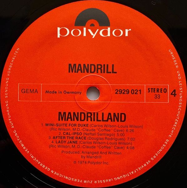 USED - Mandrill - Mandrilland