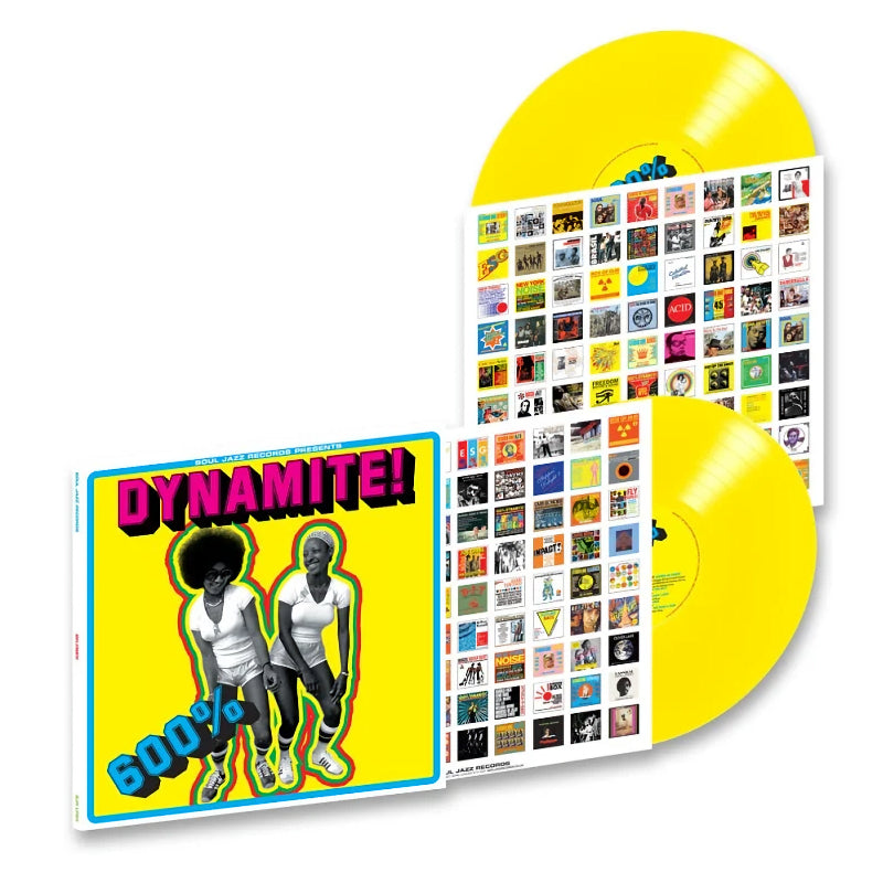 Soul Jazz Records Presents - 600% DYNAMITE! Ska, Soul, Rocksteady, Funk and Dub in Jamaica (Yellow Vinyl LP)