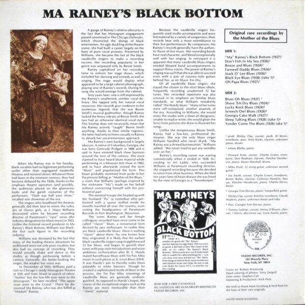 USED - Ma Rainey - Ma Rainey's Black Bottom