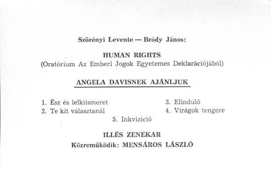 USED - Illés - Human Rights