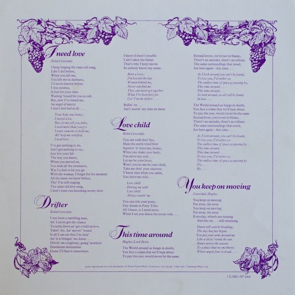 USED - Deep Purple - Come Taste The Band