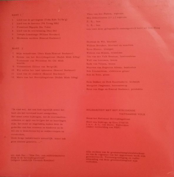 USED - Various - Voor De Overwinning Van De Vietnamese Revolutie