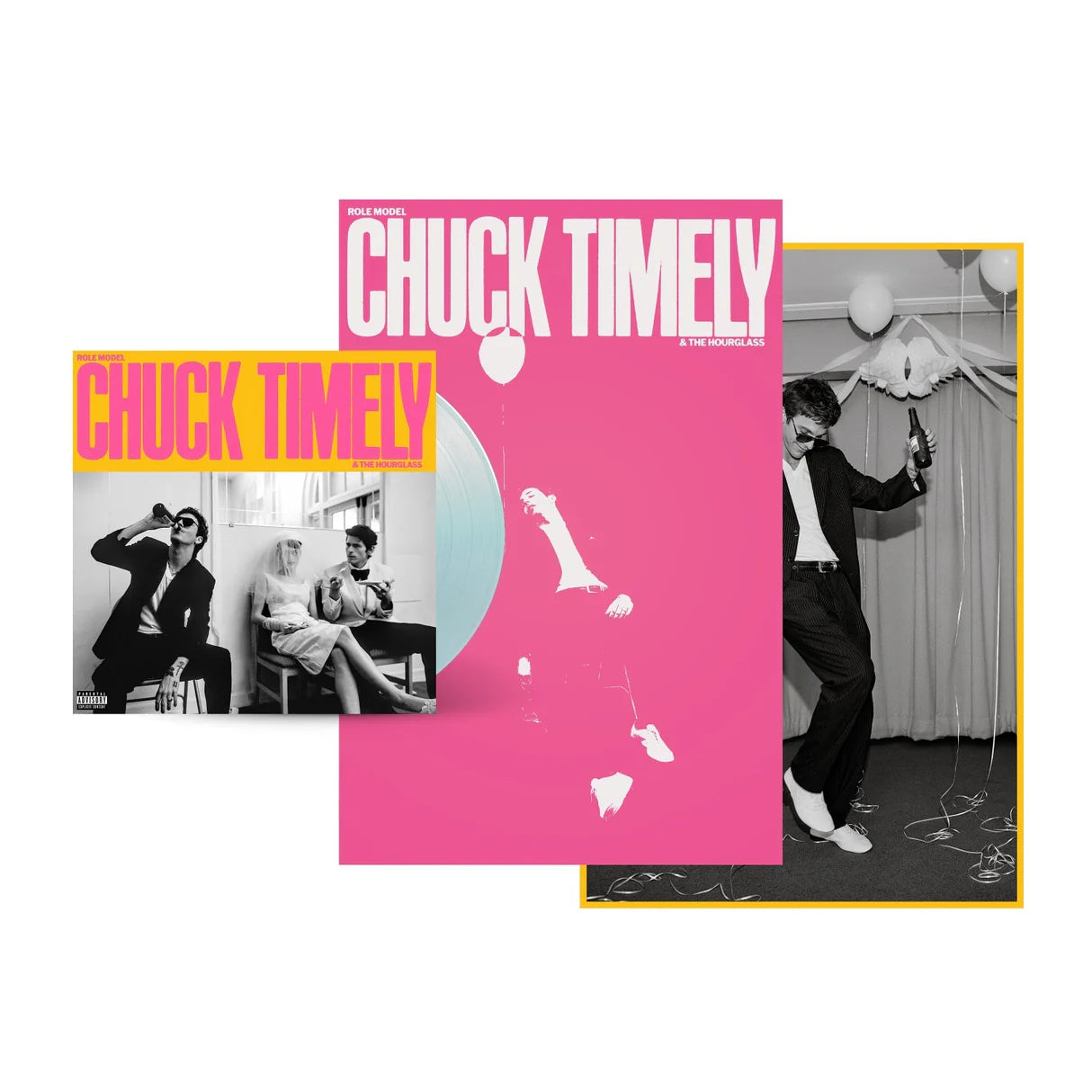 ROLE MODEL - Chuck Timely & The Hourglass (Blue Vinyl + Poster LP)