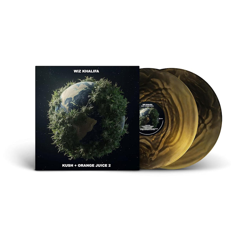Wiz Khalifa - Kush + Orange Juice 2 (Black and Gold Coloured Vinyl LP)