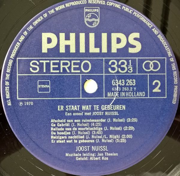 USED - Joost Nuissl - Er Staat Wat Te Gebeuren