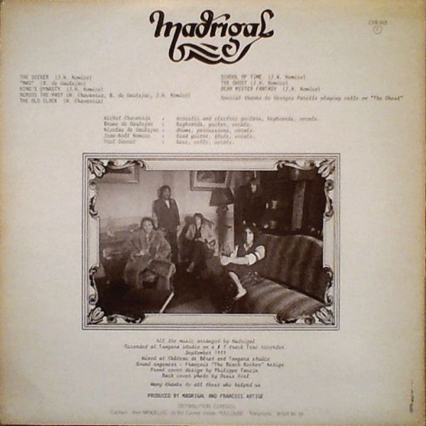 USED - Madrigal (2) - School Of Time