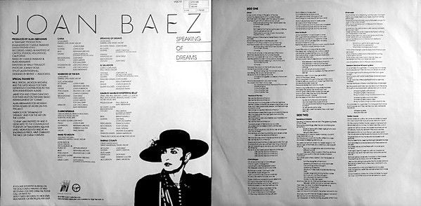 USED - Joan Baez - Speaking Of Dreams
