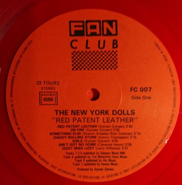 USED - New York Dolls - Red Patent Leather