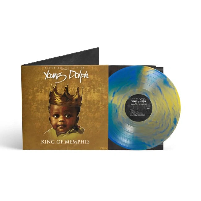 Young Dolph - King of Memphis (Royalty Blue & Gold Galaxy Vinyl LP)