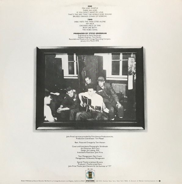 USED - John Prine - Bruised Orange