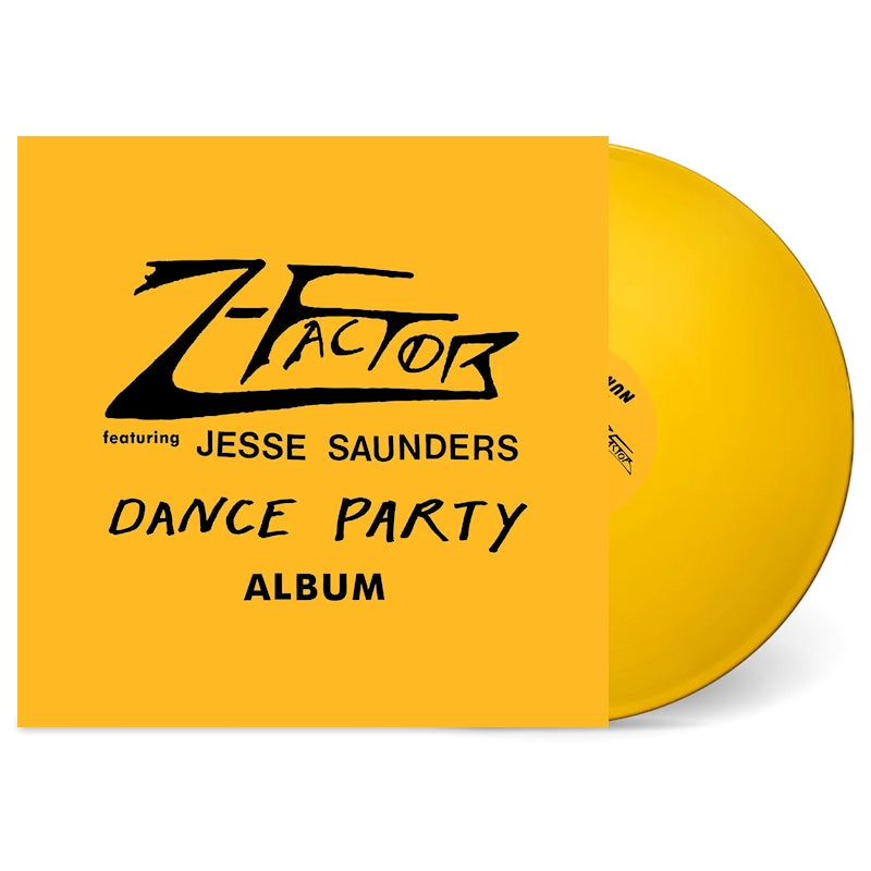 Z-Factor Feat. Jesse Saunders - Dance Party Album (Ducky Yellow Vinyl LP)