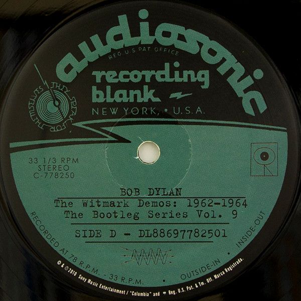 USED - Bob Dylan - The Witmark Demos: 1962-1964