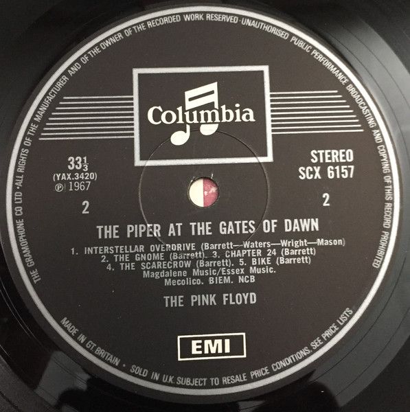 USED - Pink Floyd - The Piper At The Gates Of Dawn