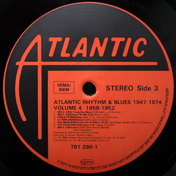 USED - Various - Atlantic Rhythm And Blues 1947-1974