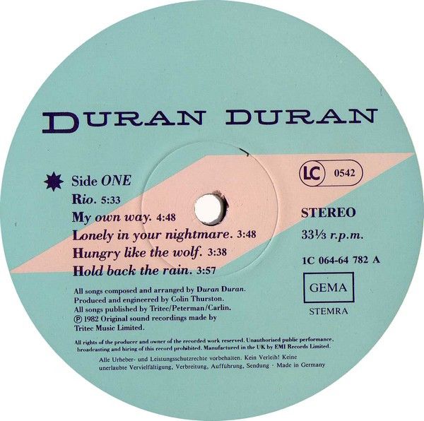 USED - Duran Duran - Rio