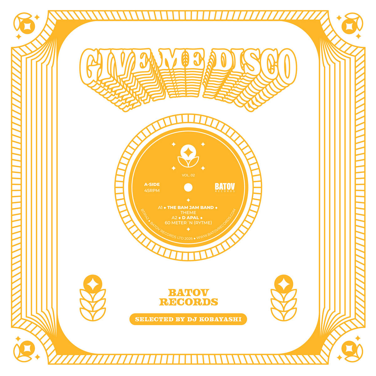 Various Artists - Give Me Disco Vol.2 (Selected By DJ Kobayashi) (12")