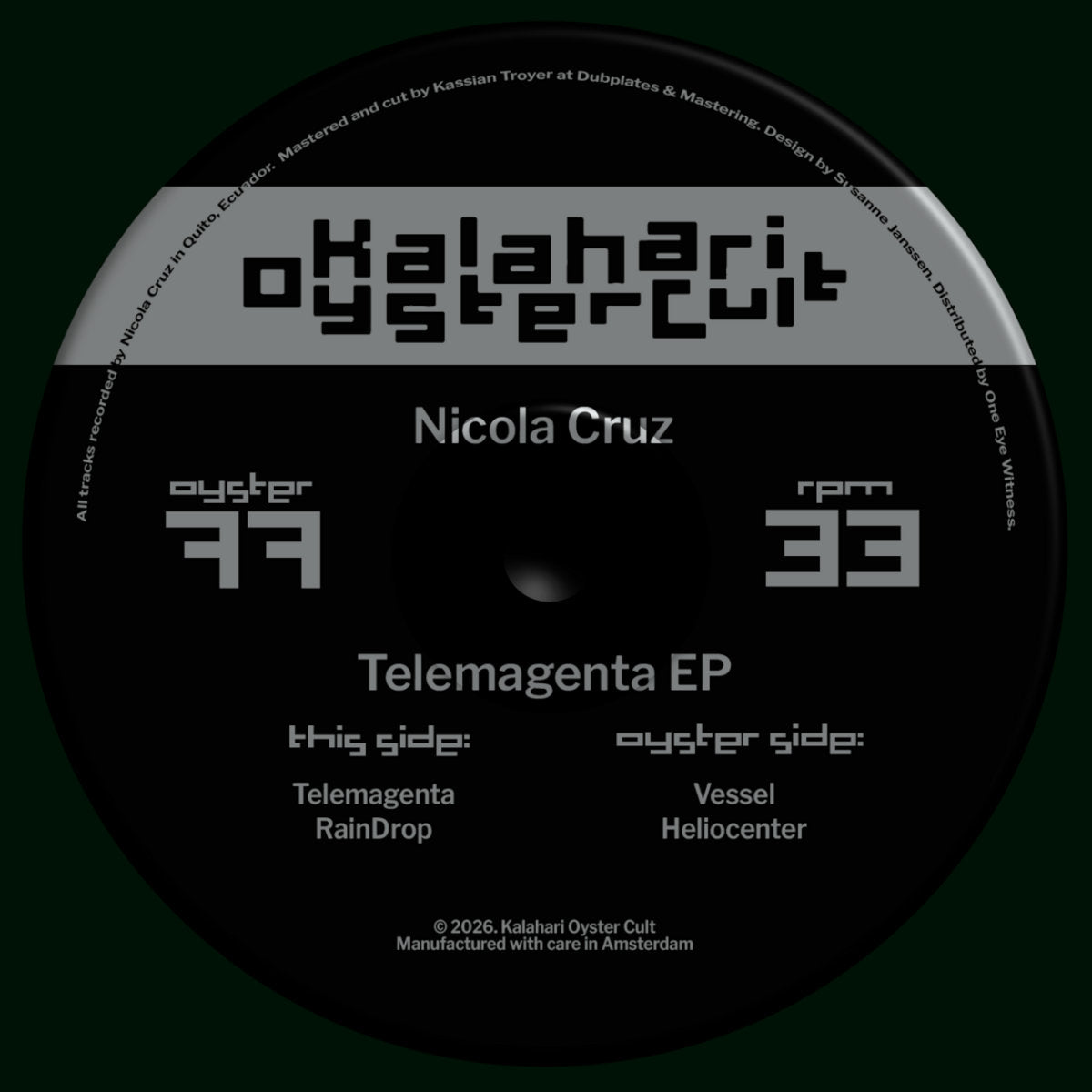 Nicola Cruz - Telemagenta EP (12")