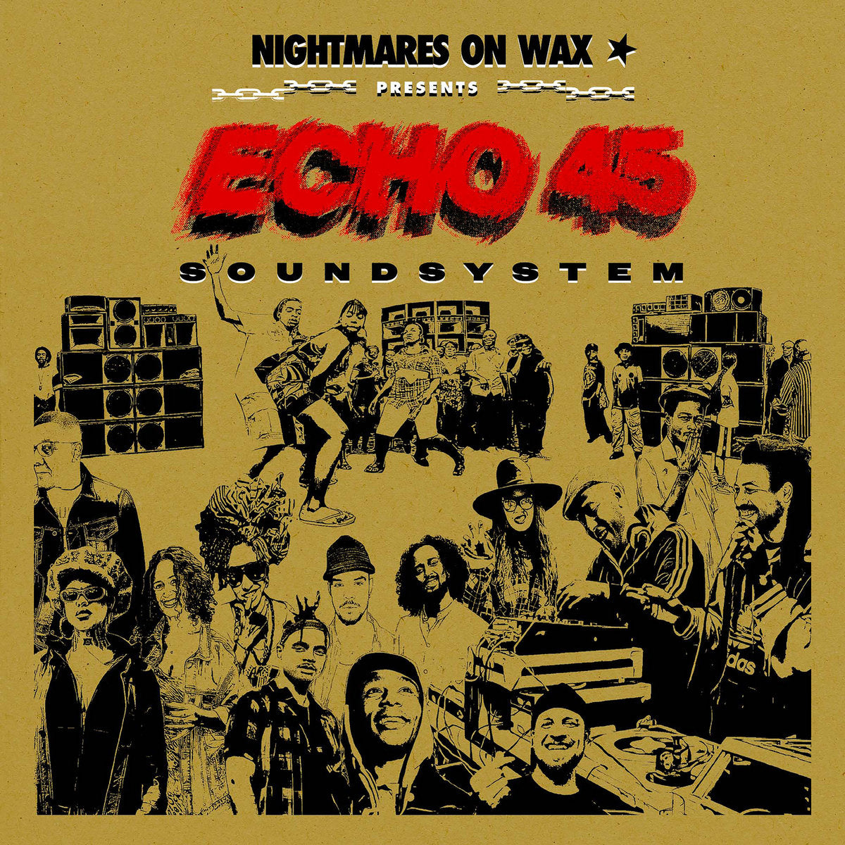 Nightmares On Wax - Echo45 Sound System (Gold Vinyl LP)