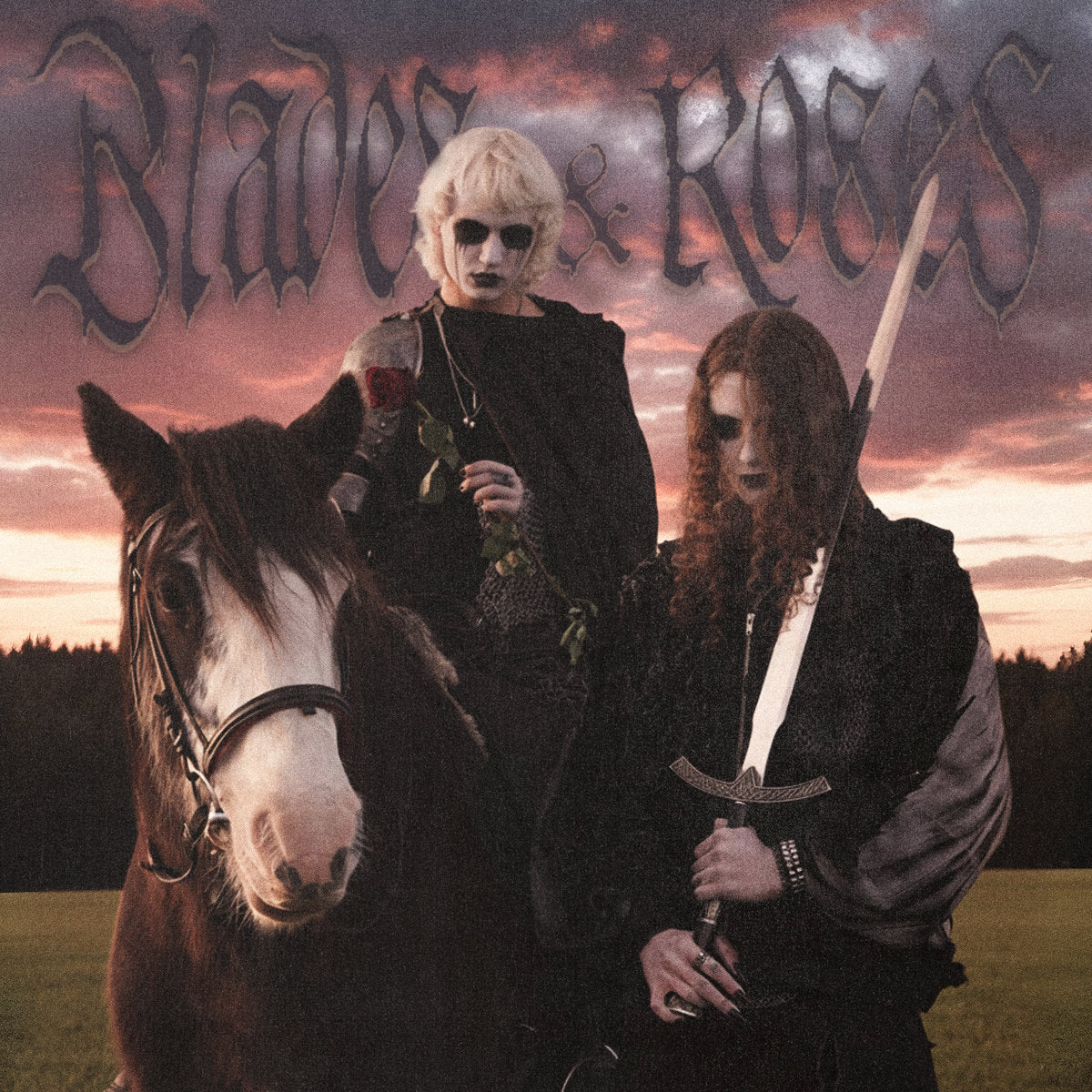 Draugveil and Selvnatt - Blades & Roses (LP)