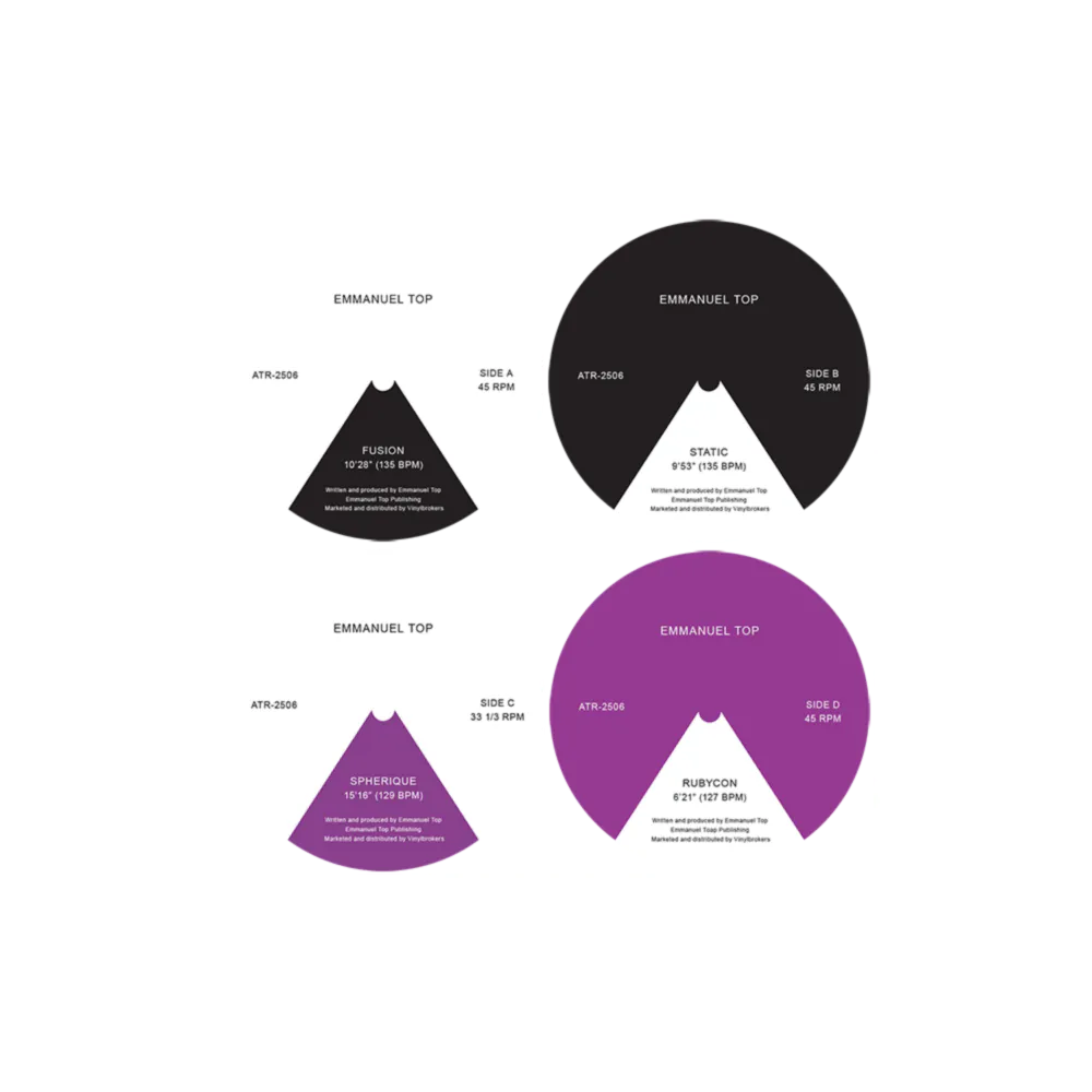 Emmanuel Top - Fusion / Static / Spherique / Rubycon (LP)