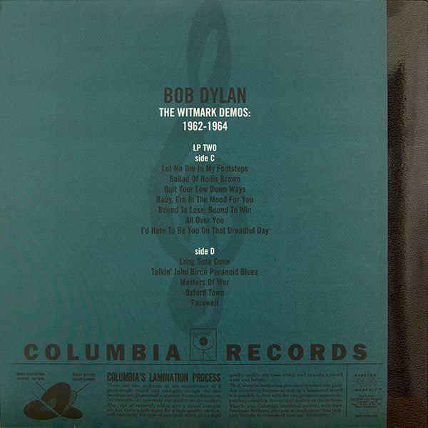 USED - Bob Dylan - The Witmark Demos: 1962-1964