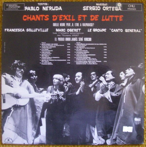 USED - Francesca Solleville - Chants D'Exil Et De Lutte