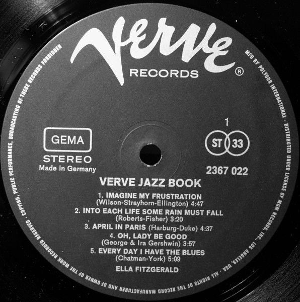 USED - Various - Verve Jazz Book