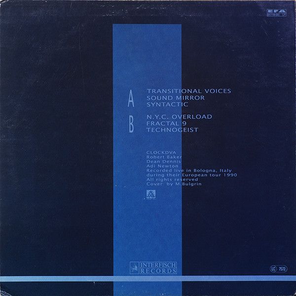 USED - Clock DVA - Transitional Voices