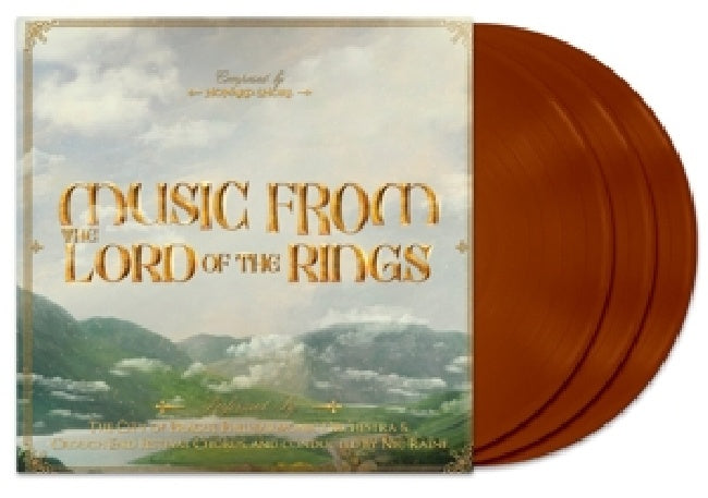 City Of Prague Philharmonic Orchestra - Lord Of The Rings Trilogy (Brown Coloured  LP)