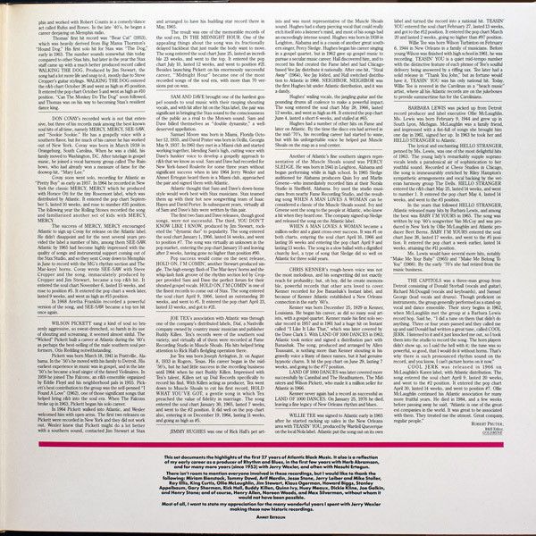 USED - Various - Atlantic Rhythm And Blues 1947-1974