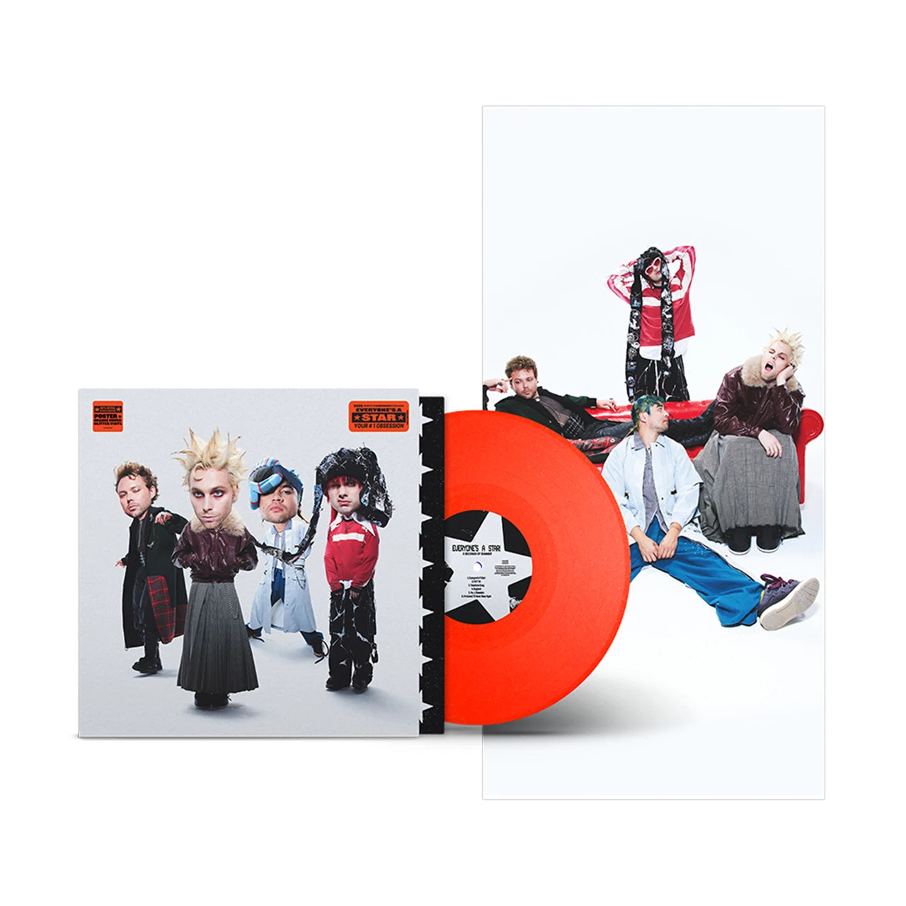 5 Seconds Of Summer - Everyone's A Star! (Orange Crush Glitter Vinyl + Poster LP)