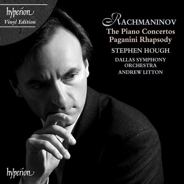 Stephen Hough, Dallas Symphony Orchestra, Andrew L - Rachmaninoff: Piano Concertos 1-4; Paganini Rhapso (LP)