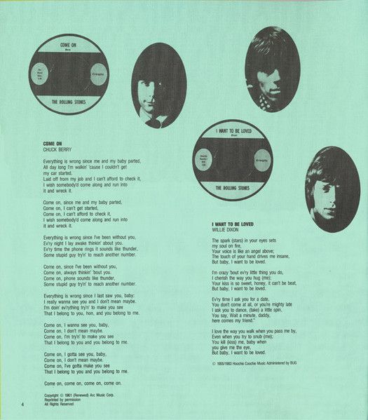 USED - The Rolling Stones - Singles Collection ✱ The London Years