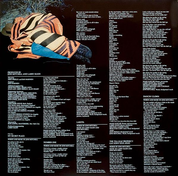 USED - Joni Mitchell - Chalk Mark In A Rain Storm