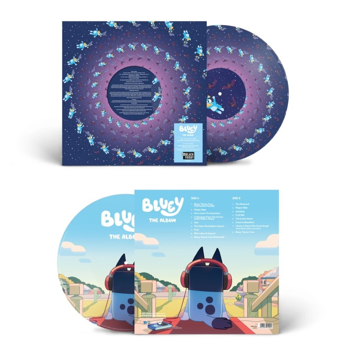 Bluey Bluey The Album Zoetrope Picture Disc LP 3345 Record Store Bluey Bluey The Album Zoetrope Picture Disc LP 3345 Record Store