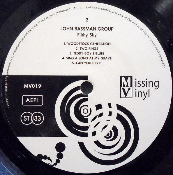 USED - John Bassman Group - Filthy Sky