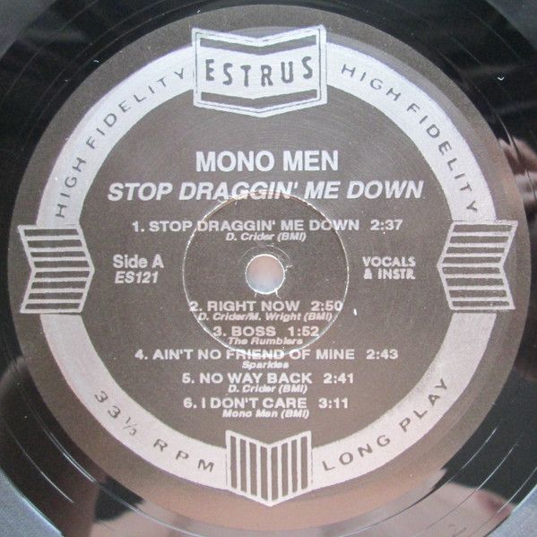USED - The Mono Men - Stop Draggin' Me Down