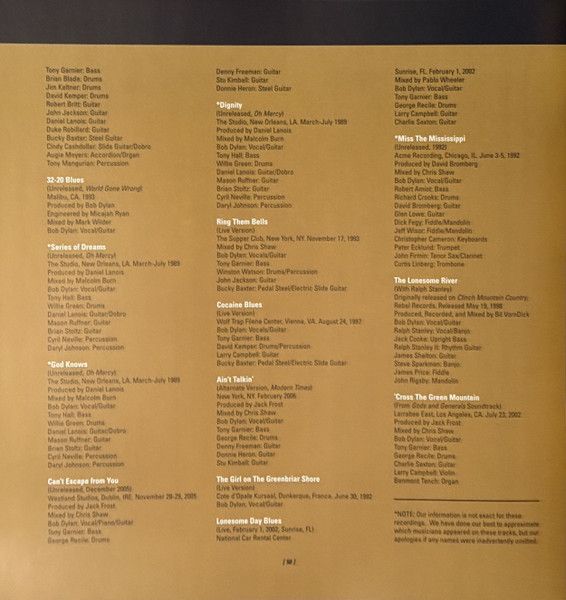 USED - Bob Dylan - Tell Tale Signs (Rare And Unreleased 1989-2006)