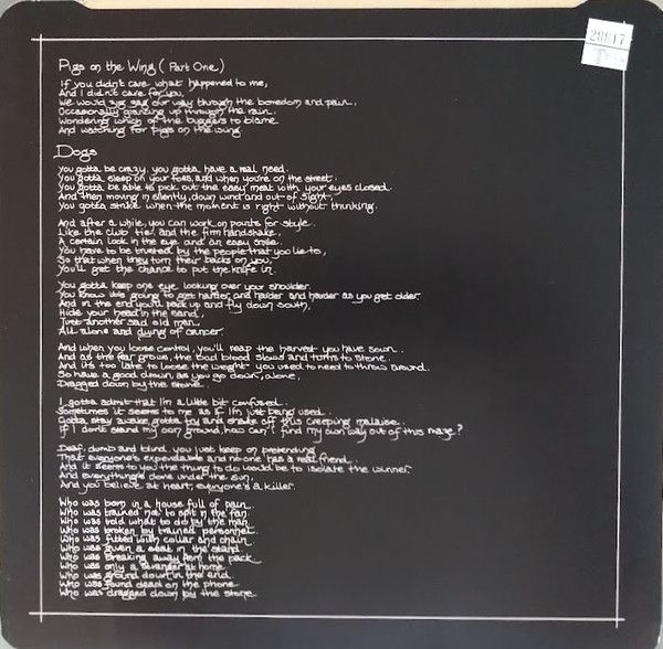 USED - Pink Floyd - Animals