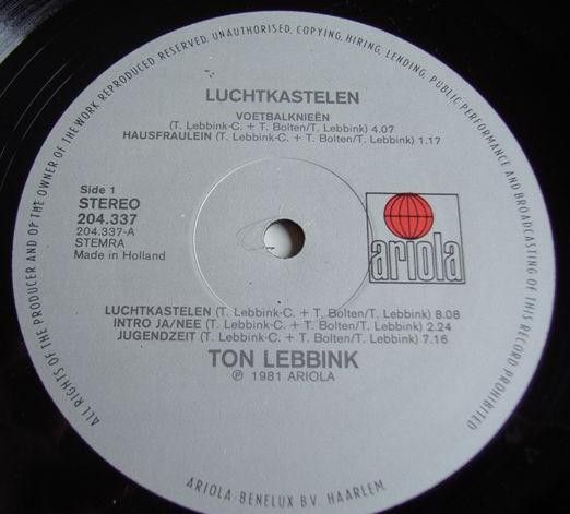 USED - Ton Lebbink - Luchtkastelen