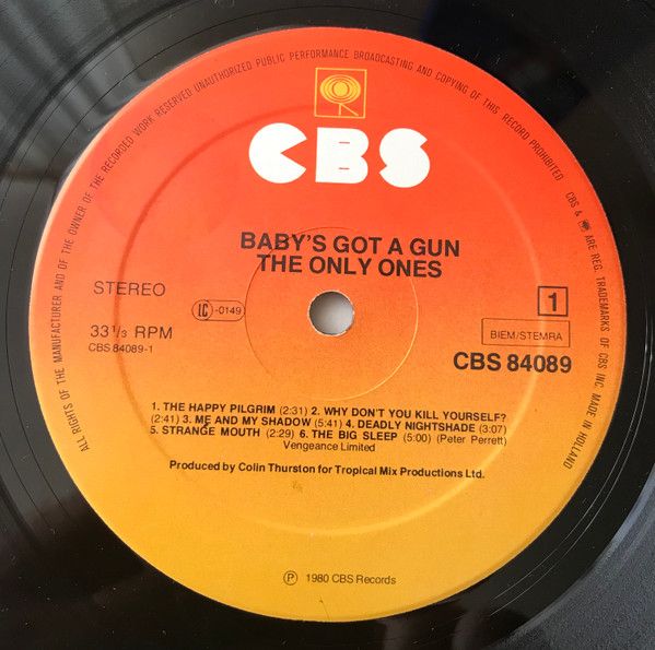 USED - The Only Ones - Baby's Got A Gun