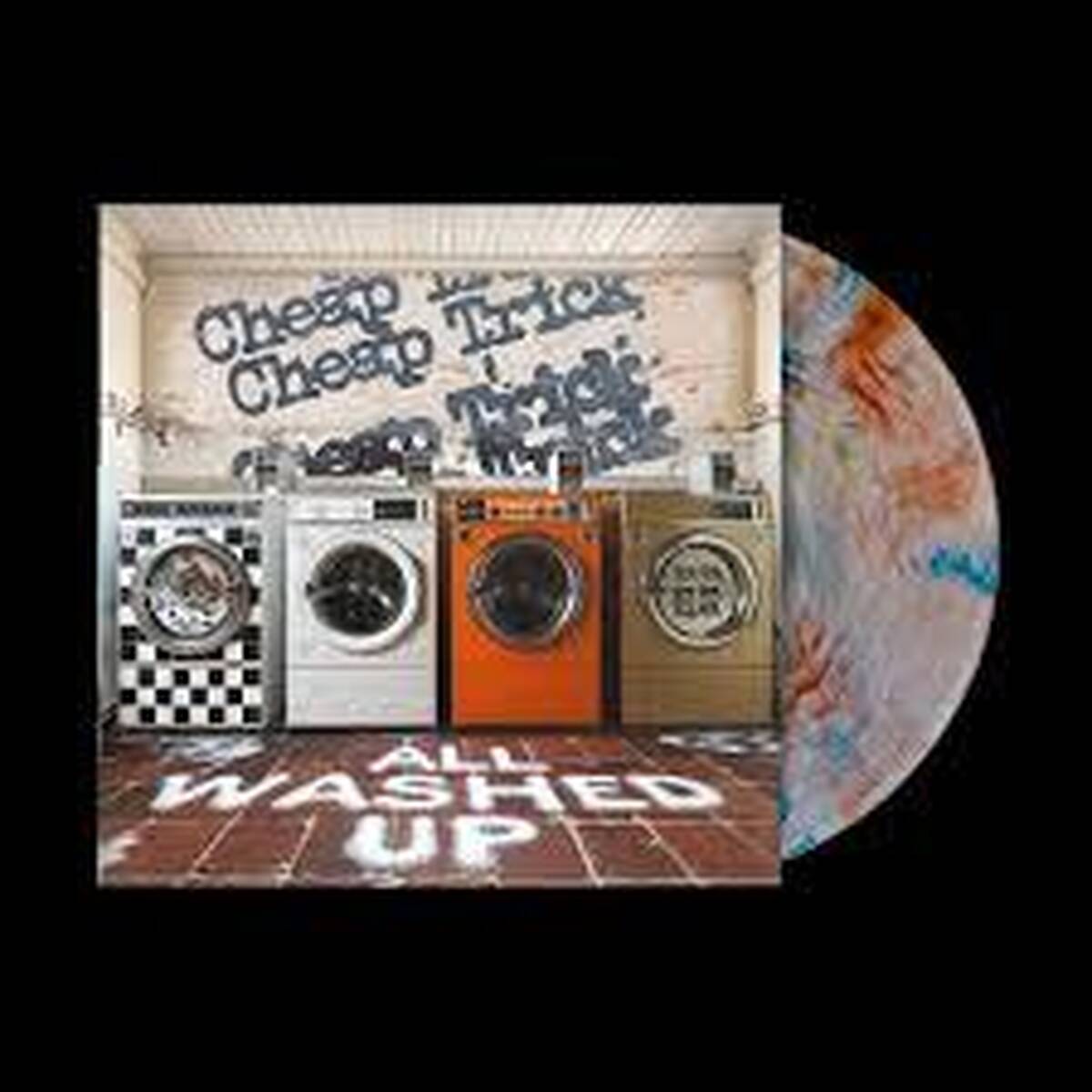 Cheap Trick - All Washed Up (Indie Clear with Orange And Blue Marble Vinyl LP)